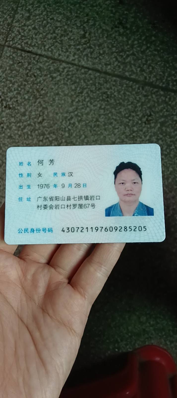 何阿姨照片