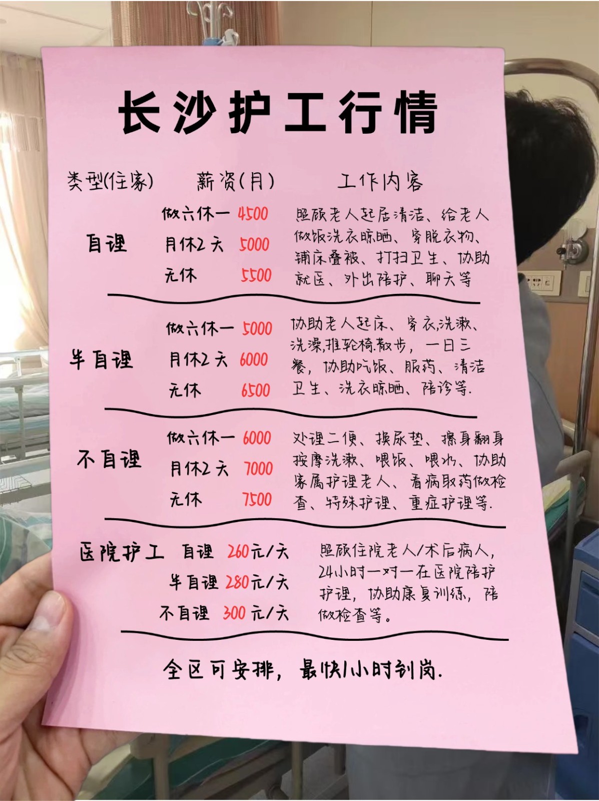 长沙护工行情大揭秘！护工在哪个平台找？