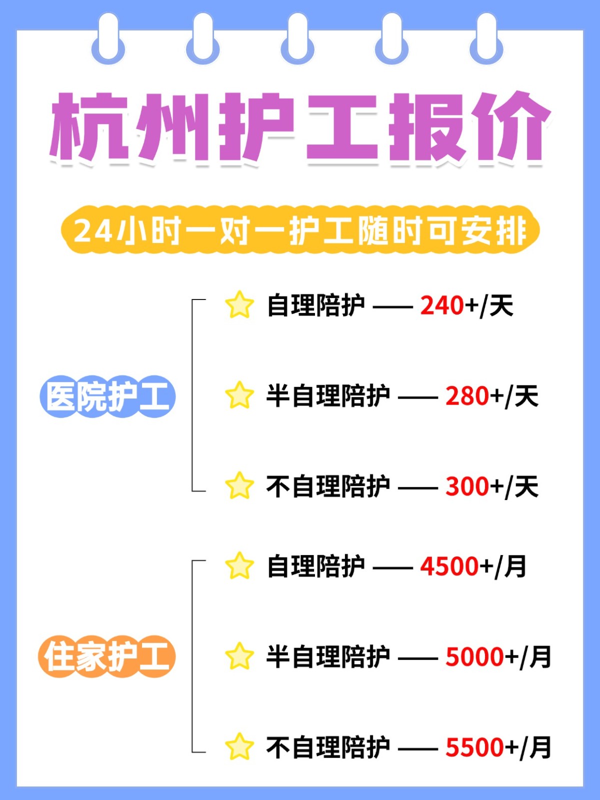 ?杭州各大医院护工,随时可安排!