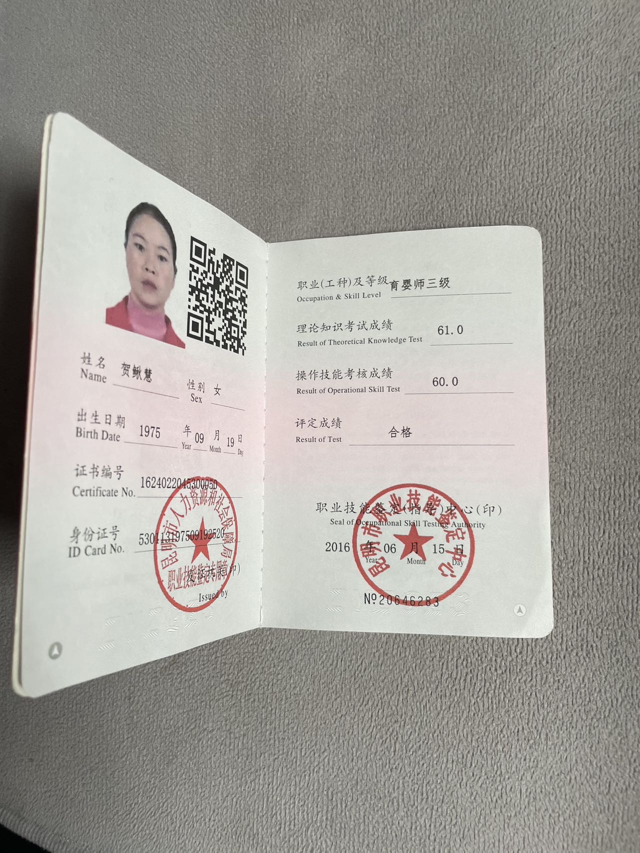 贺阿姨照片